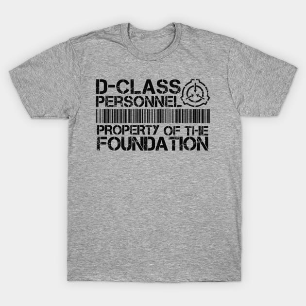 D-Class Personnel Test Subject T-Shirt by Toad King Studios
